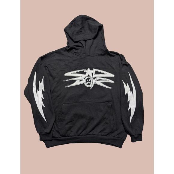 Sad Boys Black Graphic Hoodie - Picture 3 of 4